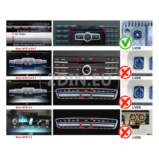 MERCEDES B-Class W246 - МУЛТИМЕДИЯ / Навигация Android 14